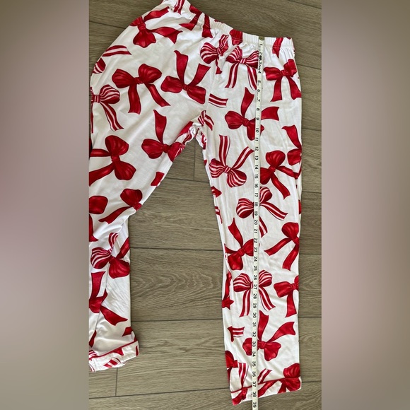 In My Sundays Mallory Ervin Christmas Heirloom Bows Like New Pajamas RARE FIND - Picture 8 of 12